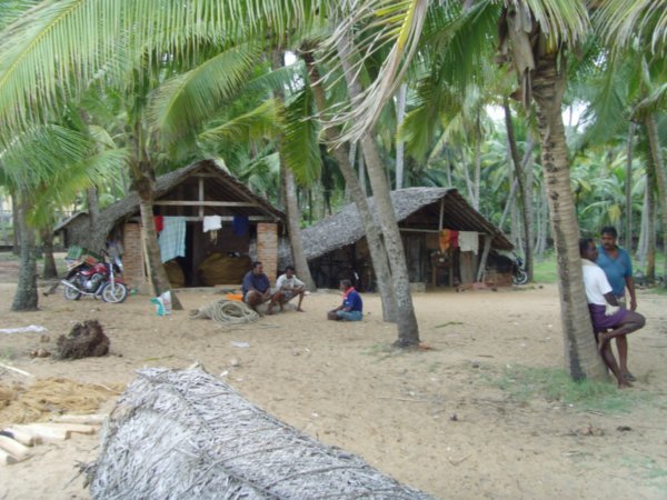 Varkala Fisherman  huts