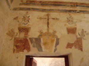 Paintings on the church walls