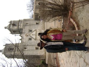 Pavi and I at the Missions