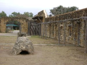 The small chambers where native Indian converts lived