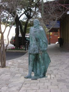 The Conquistador sculpture