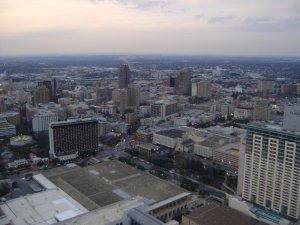 View from atop the Tower of the Americas