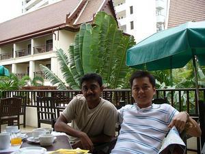 After breakfast in Deewana Hotel 