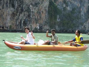Canoeing in Monkey lagoon
