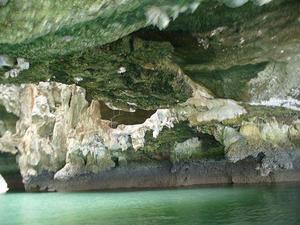 Rock formations in Monkey lagoon