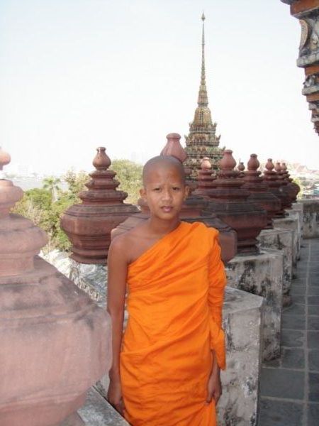 Little boy monk