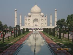 Taj Mahal on New Year's Day