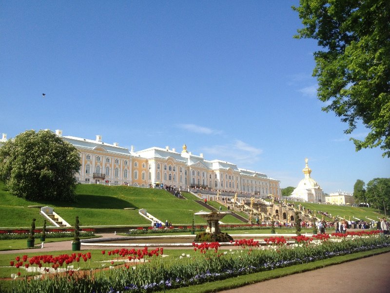 The palace from the gardens