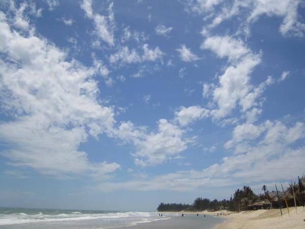 sky above Mui Ne beach
