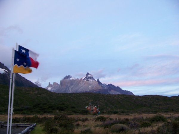 Bandera Austral y Bandera de Chile