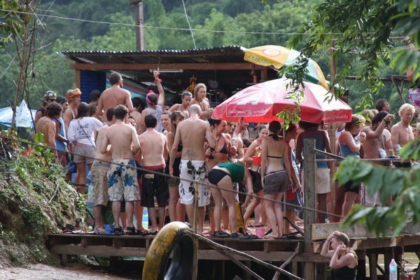 bar on the river
