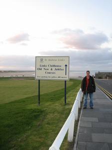 The Sign for St. Andrews Links