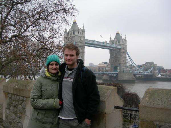 Luke and I in Tower of London