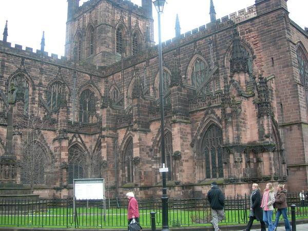 The other side of Chester Cathedral