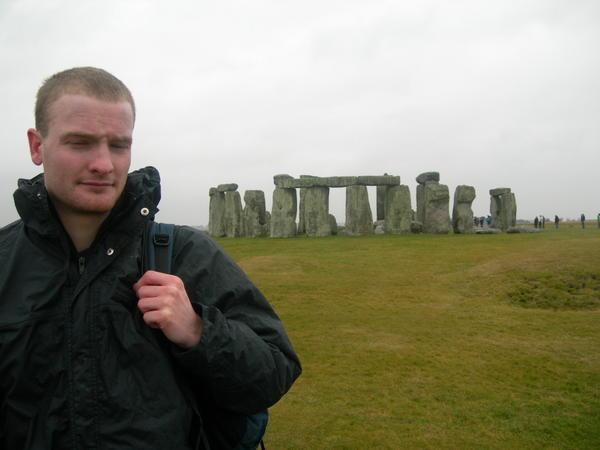 Luke at Stonehenge