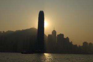 Sunsetting on Victoria Harbour