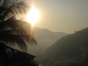 The Sun Rising in Laos