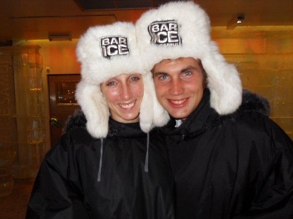Us in the Ice Bar!