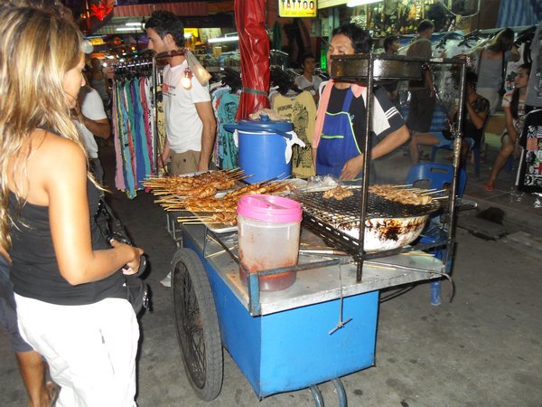 Food stalls in Khao san