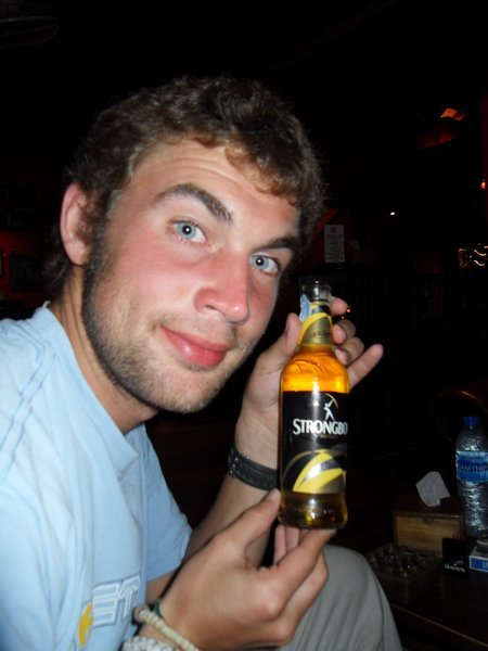 Andy with a strongbow!