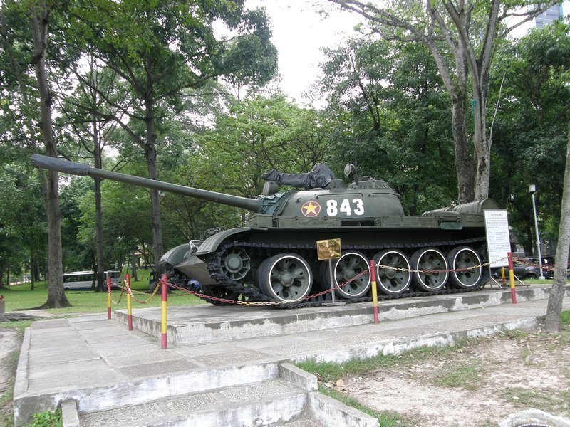 Tank at the Reunification Palace