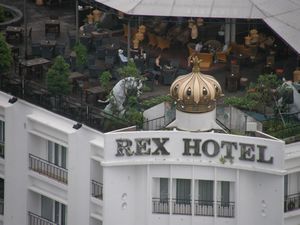 Rooftop bar at the Rex