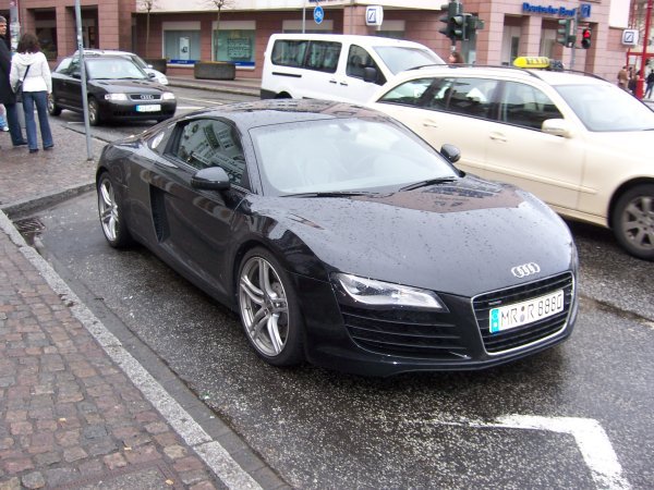 Audi R8 on the street.  My dream car.