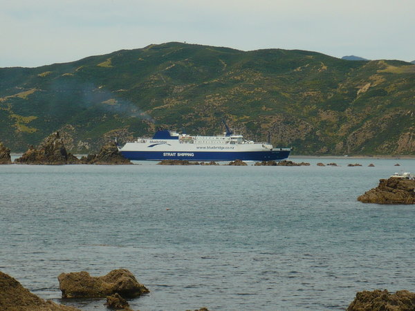 Ferry across The Cook Strait