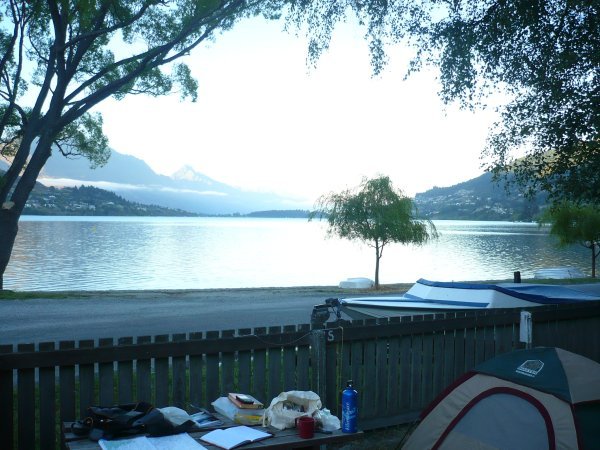 View from camp Queenstown