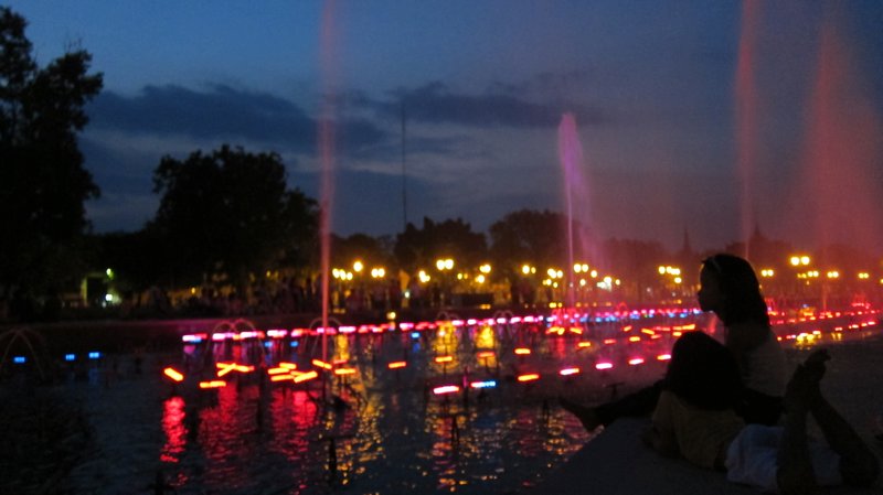 Fountain Show in Phnom Penh