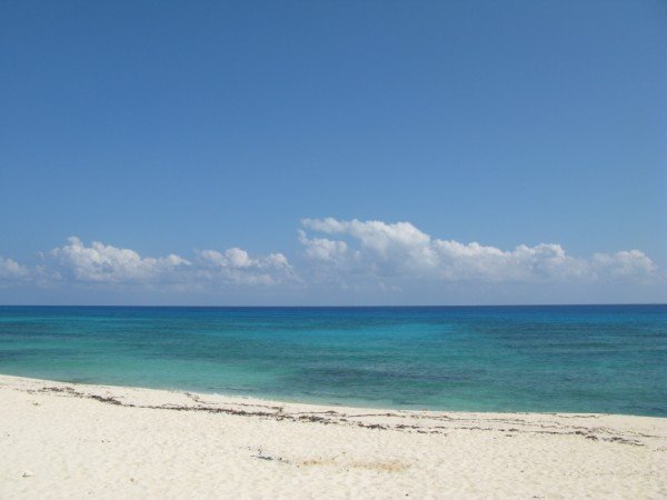 The East of the island of Cozumel was deserted every day