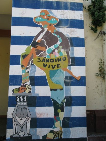 Sandino Mural in Leon