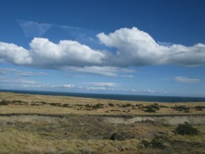 Desolate landscape of Patagonia