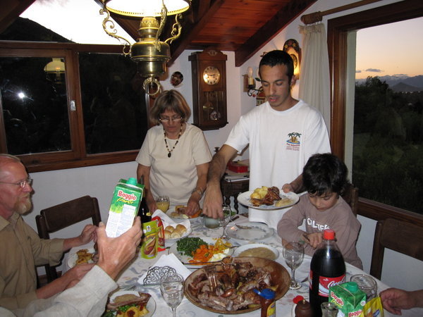 Middag: Ana, Marcelo, Marco