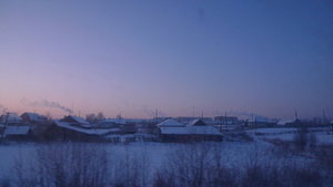 Sunset in Siberia