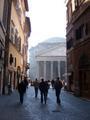walking tour: walking past the Pantheon
