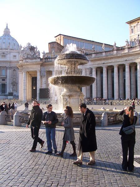 Fountain at Saint Peter's Square