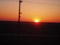 Sunset from the train, Aktau - Aktobe