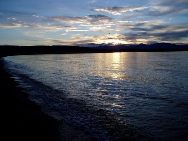 Lake Khosgul at Sunset
