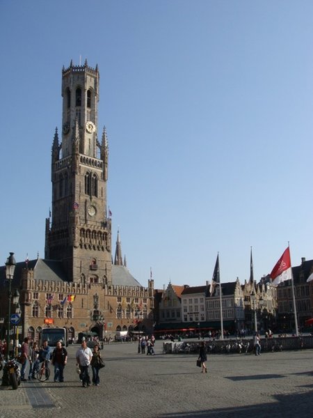 Belfry tower in Markt Plein