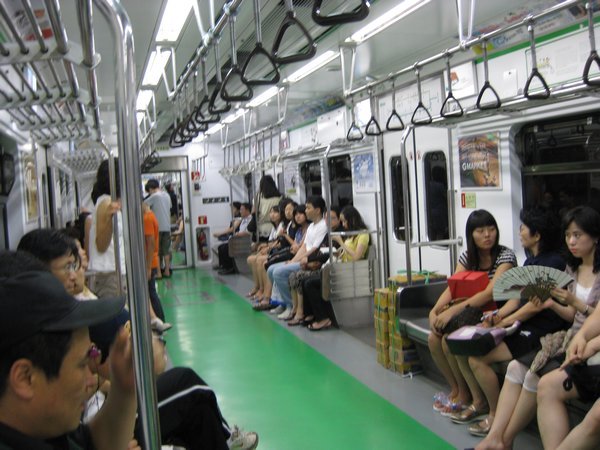 Seoul subway car