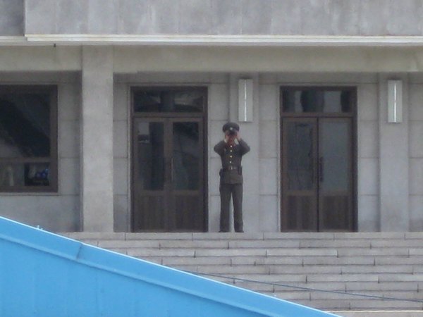 North Koreans have good binoculars