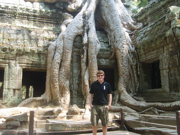 Jim at our favourite temple