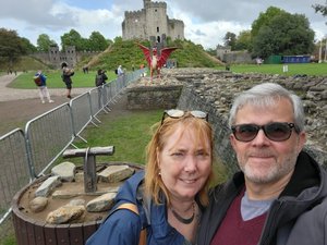 Us at Cardiff Castle.
