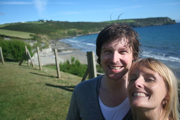 Lawrence and I in Cornwall