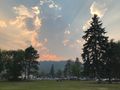 Smoky evening in Jasper