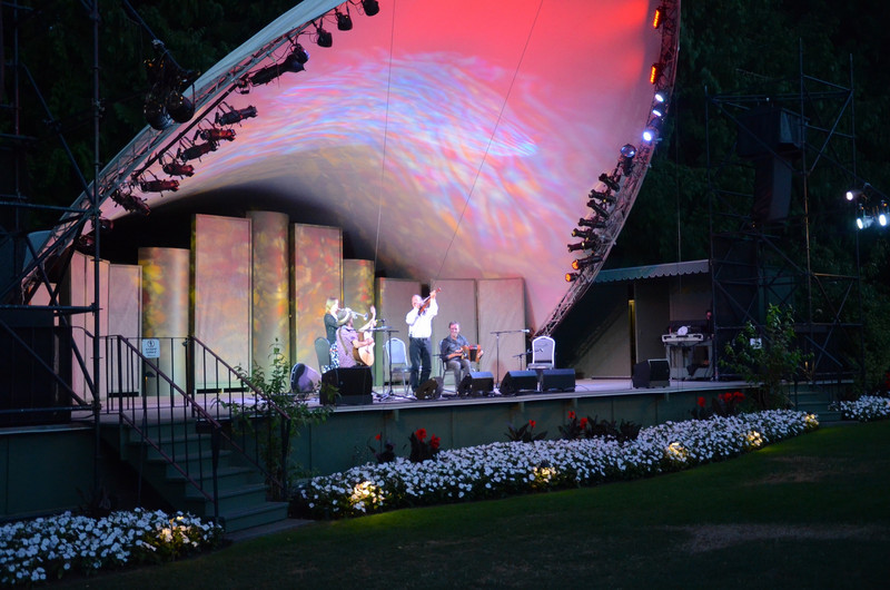 Concert on the lawn at Butchart Gardens