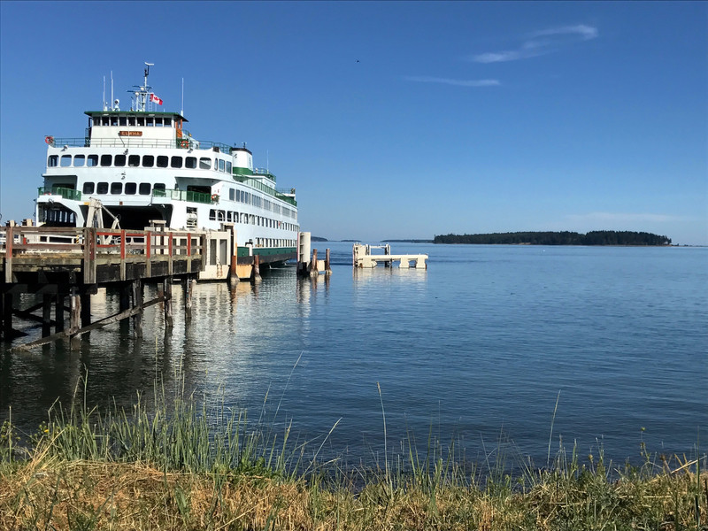 Ferry from Sidney Harbor to Friday Harbor