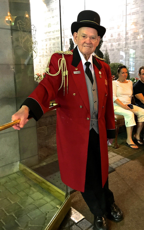 Doorman at the Davenport Hotel, Spokane