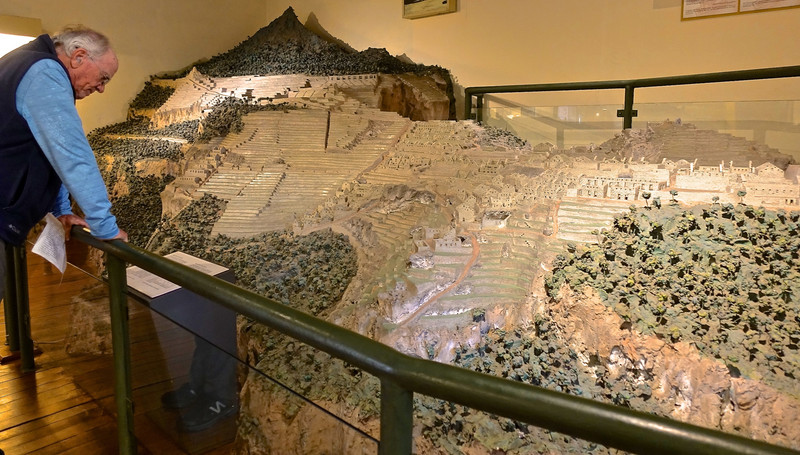 Map of Machu Picchu, National Museum of Archaeology, Anthropology and History, Lima, Peru